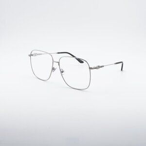 Valentino VLX-171C Eyeglasses Silver/Black 61mm Aviator Frame